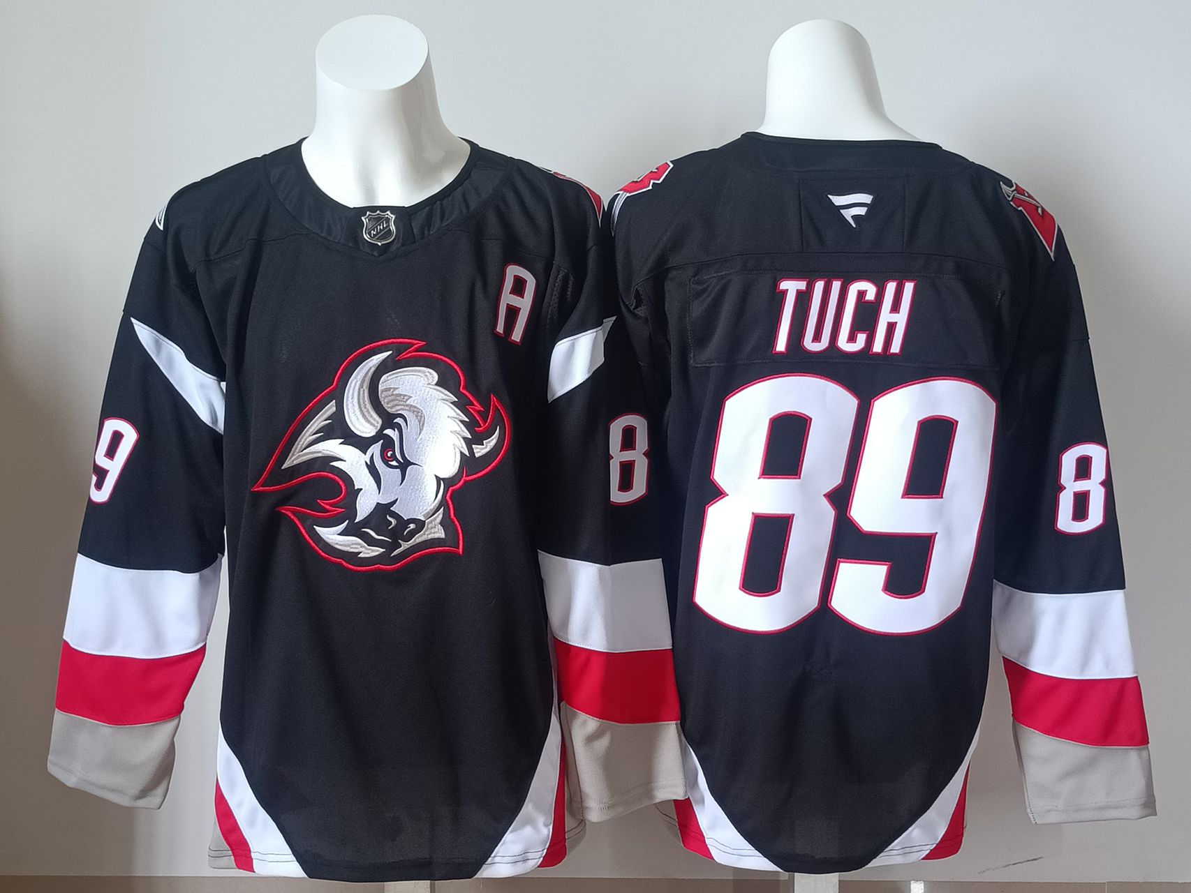 Men Buffalo Sabres #89 Tuch Black 2025 NHL Jersey style 001->buffalo sabres->NHL Jersey